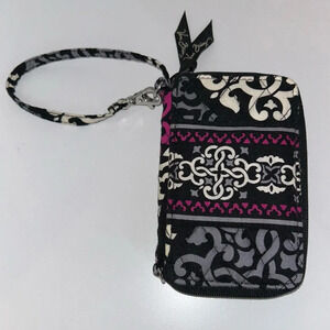Vera Bradley Canterberry Magenta Carry It All Wristlet